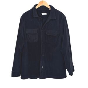 Cotton & Co men’s navy blue flannel shirt size XL